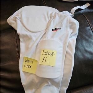 Schutt football pads. Worn once. Youth XL